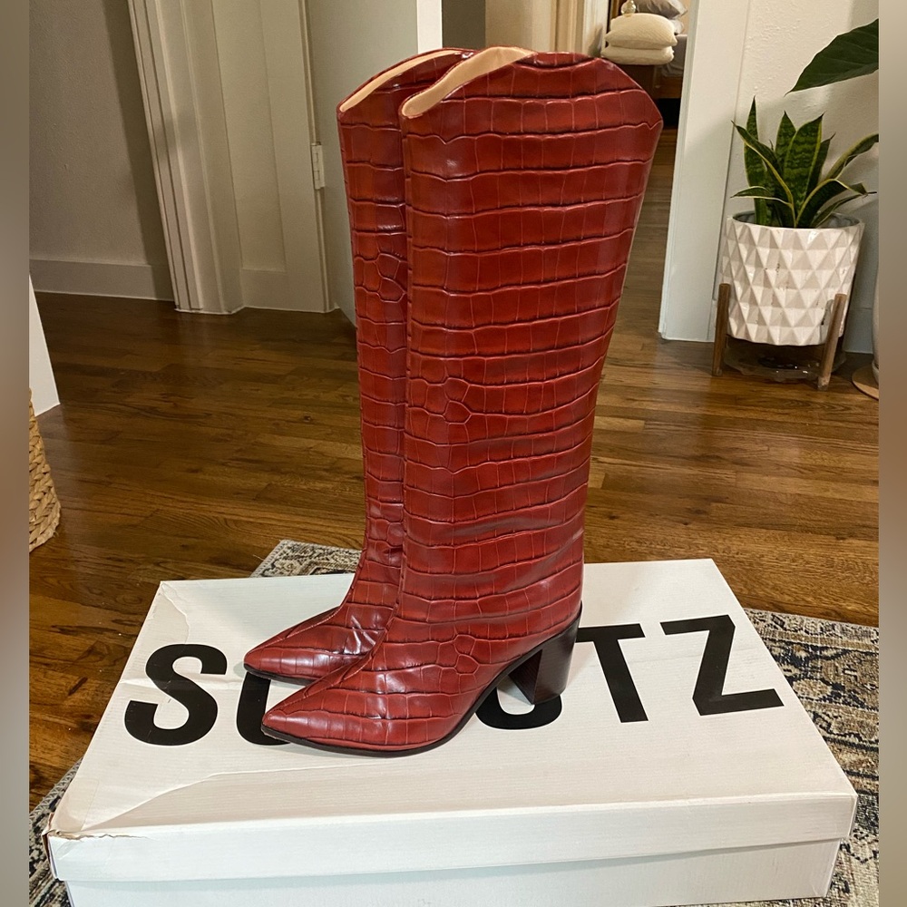 Schutz Maryana Block Boot - Size 8.5 (Women’s)
